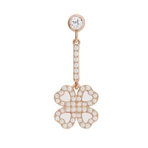 Sedef Clover Bezel Küpe