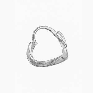 Burgu Kalp Halka Küpe 