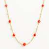Coral Pearl Bubble Kolye 