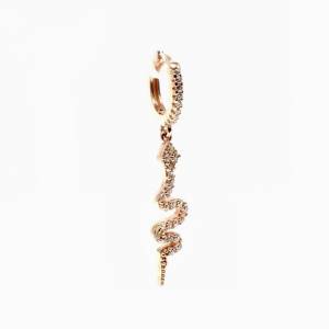 Serpent Küpe 2 (Rose)