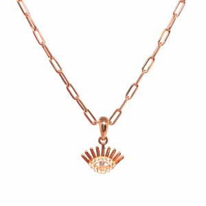 İtalyan Forse Göz Choker Kolye 