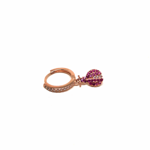 Uğur Böceği Halka Küpe (Rose)