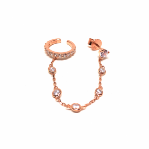Zincirli Küpe & Cuff