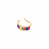 Multicolor Baget Taş Cuff