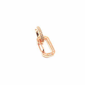 İth Octagon Küpe (Rose)