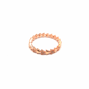 Tamtur Üçgen Yüzük (Rose)