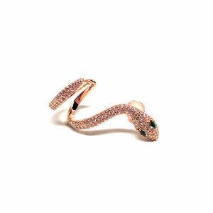 Yeşil Gözlü Yılan Cuff&Küpe