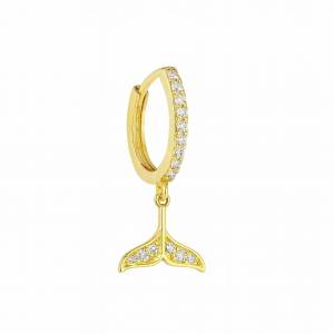 Yunus Kuyruğu Küpe / Sarı