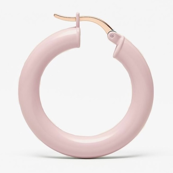 Pink Bombe Hoop Küpe L