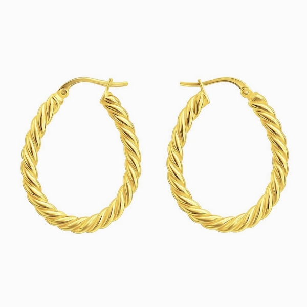 İtalyan Burgu U Halka Küpe