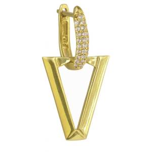 Trigon Küpe / (Sarı