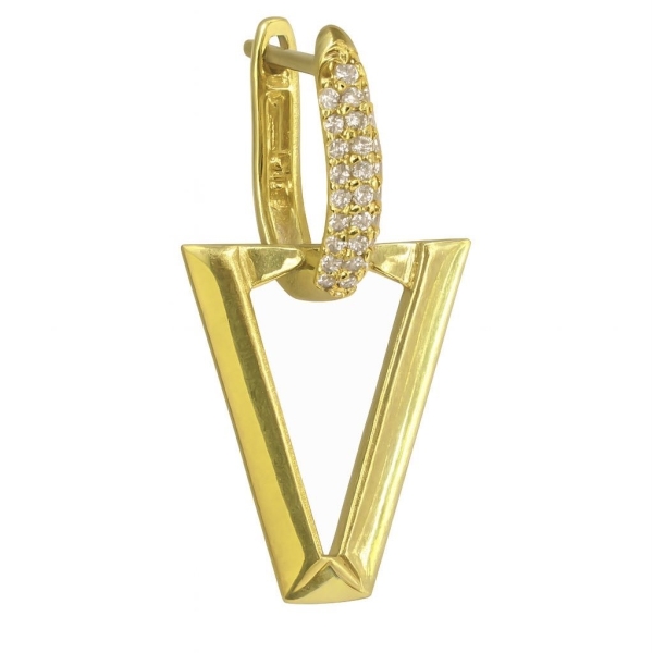 Trigon Küpe / (Sarı