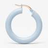 Baby Blue Bombe Hoop Küpe L