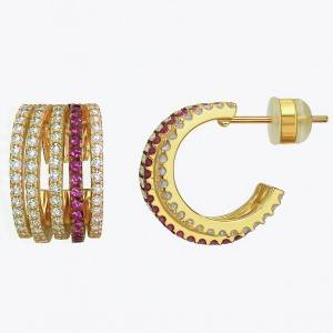 Monica Halka Küpe / Sarı