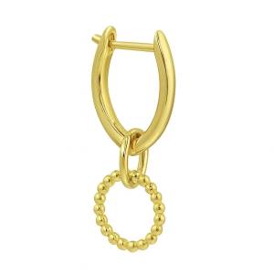 Bubble V Hug Küpe / Sarı