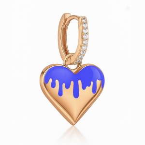 Parlement Paint Kalp Küpe