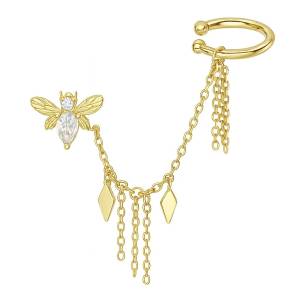 Armin Bee Küpe & Ear Cuff / Sarı