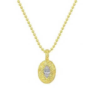 Armin Markiz Madalyon Kolye / Sarı