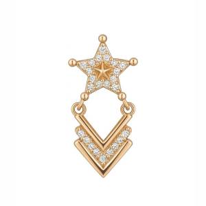 Rütbe Yıldız Küpe