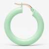 Mint Bombe Hoop Küpe L