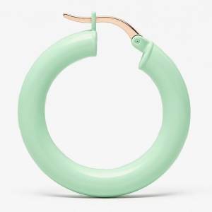 Mint Bombe Hoop Küpe L