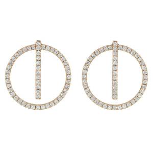 Çubuklu Halka Küpe