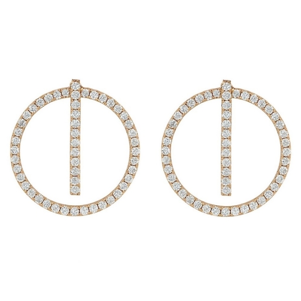 Çubuklu Halka Küpe