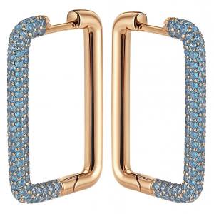 Aqua Dikdörtgen Küpe L