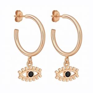 Siyah Göz Halka Küpe