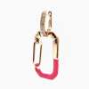 İthal Pink Big Octagon Küpe 