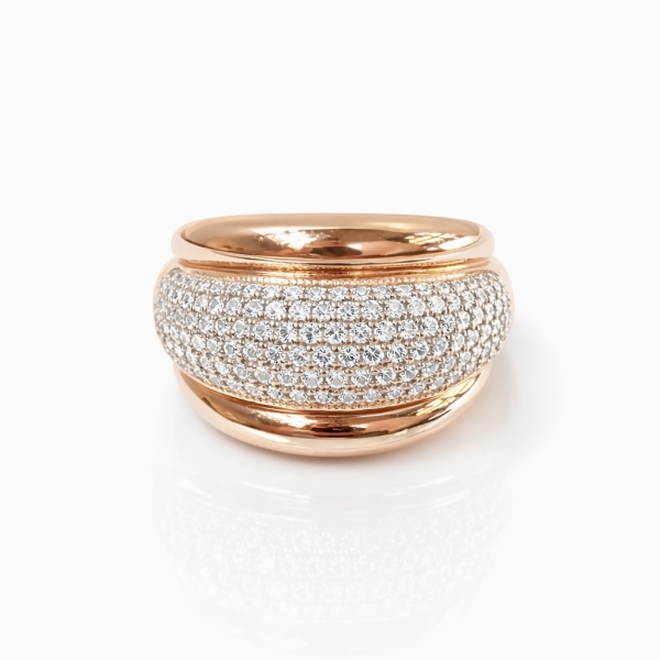 Pave Bomb Yüzük / Rose