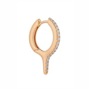  Kurşun Halka Küpe / Rose