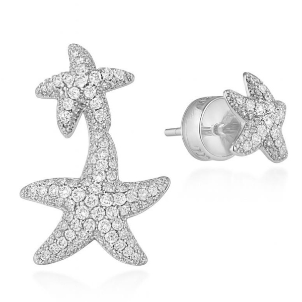 Deniz Yıldızı Ear Jacket Küpe