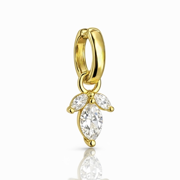 Armin Lotus Küpe / Sarı