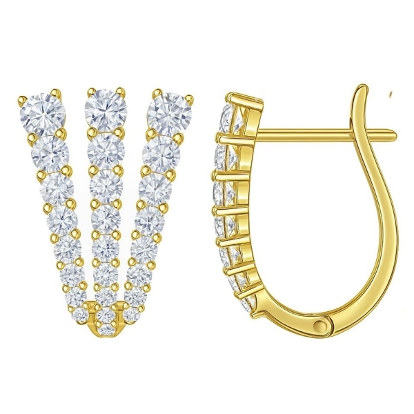 Monica Süzme Küpe / Sarı