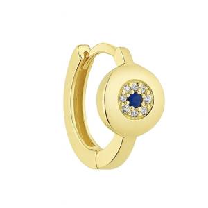 Mini Nazar Halka Küpe 