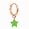 Yeşil Yıldız Halka Küpe