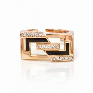 Mocha Strip Yüzük / Rose