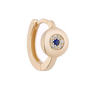 Mini Nazar Halka Küpe / Rose