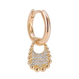 Halkası Çıkan Damla Küpe 