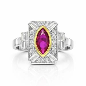 Ruby Markiz Bianca Serçe Yüzük 