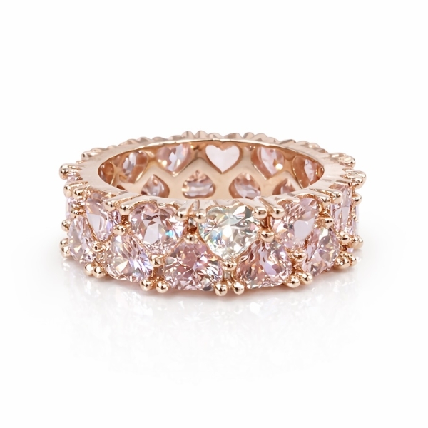 Pink Dream Kalın Kalp Tamtur Yüzük