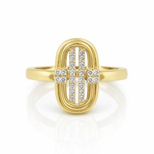 Strip Line Yüzük / Sarı