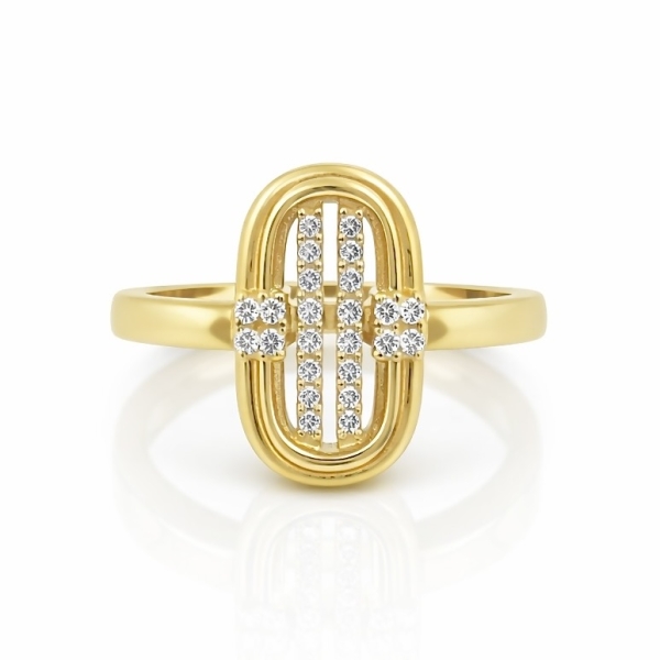 Strip Line Yüzük / Sarı