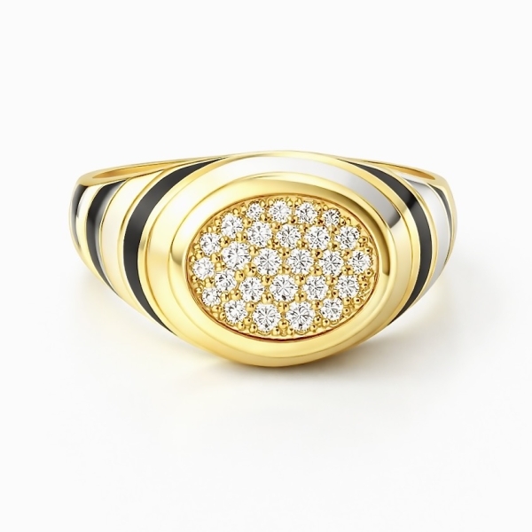 Pave Line Yüzük