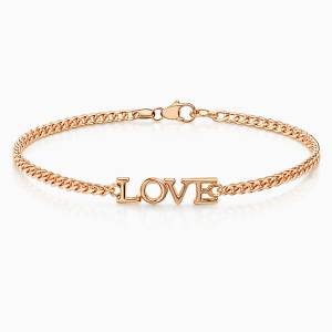 LOVE Gurmet Chain Bileklik 