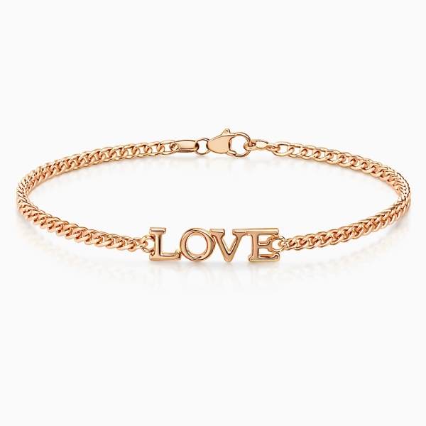 LOVE Gurmet Chain Bileklik 