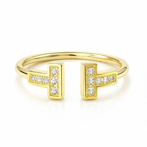 Double Mini T Yüzük 