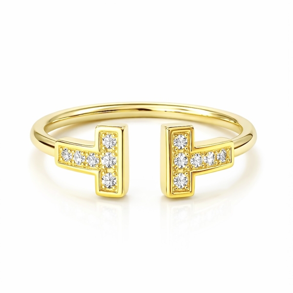 Double Mini T Yüzük 