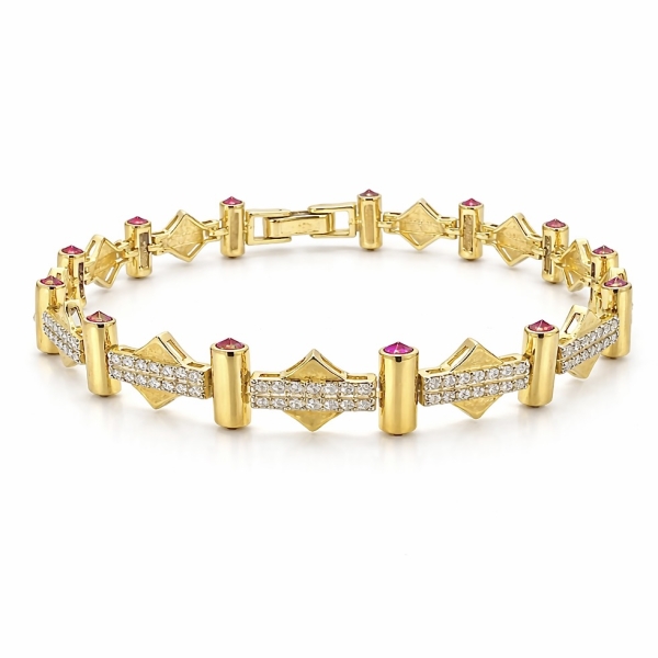 Strip Karo Rosie Bileklik / Sarı